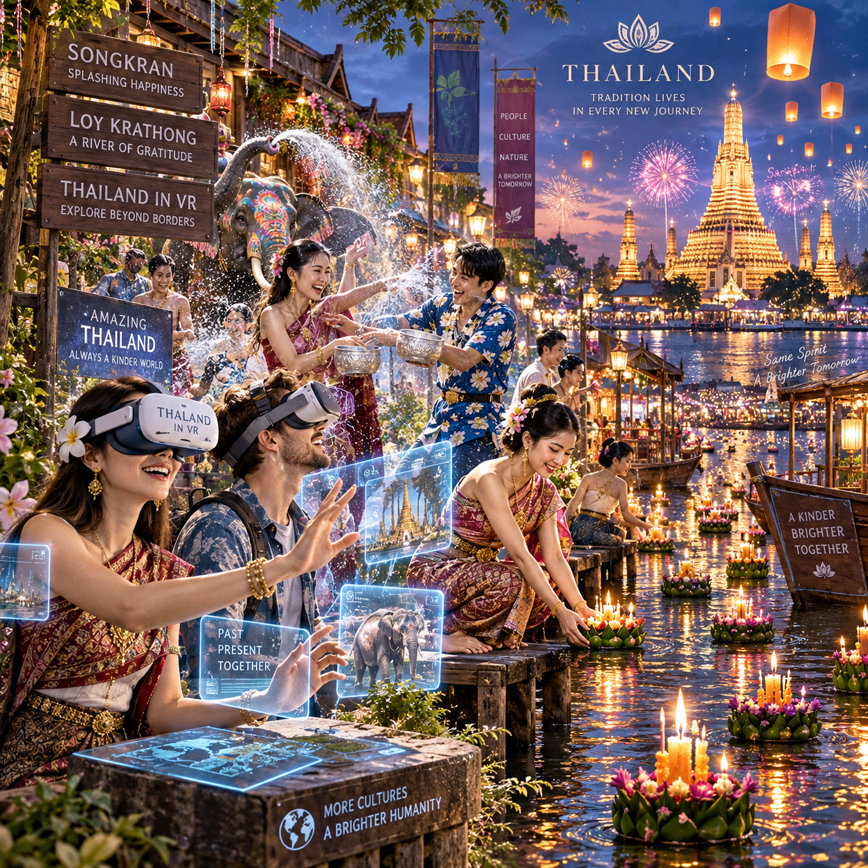 Thailand’s Metaverse Festivals: Reimagining Songkran and Loy Krathong Online